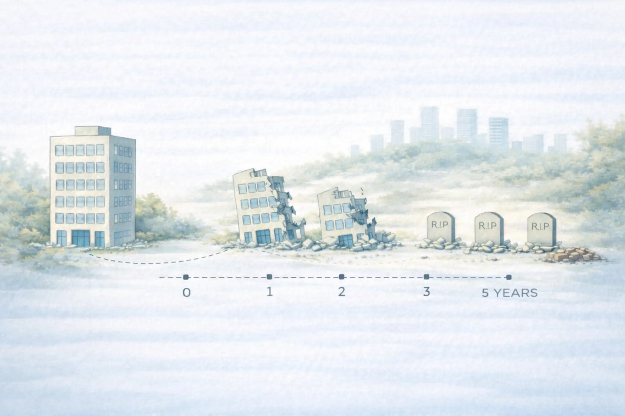 Les entreprises meurent de plus en plus vite — et ce n’est pas un accident !