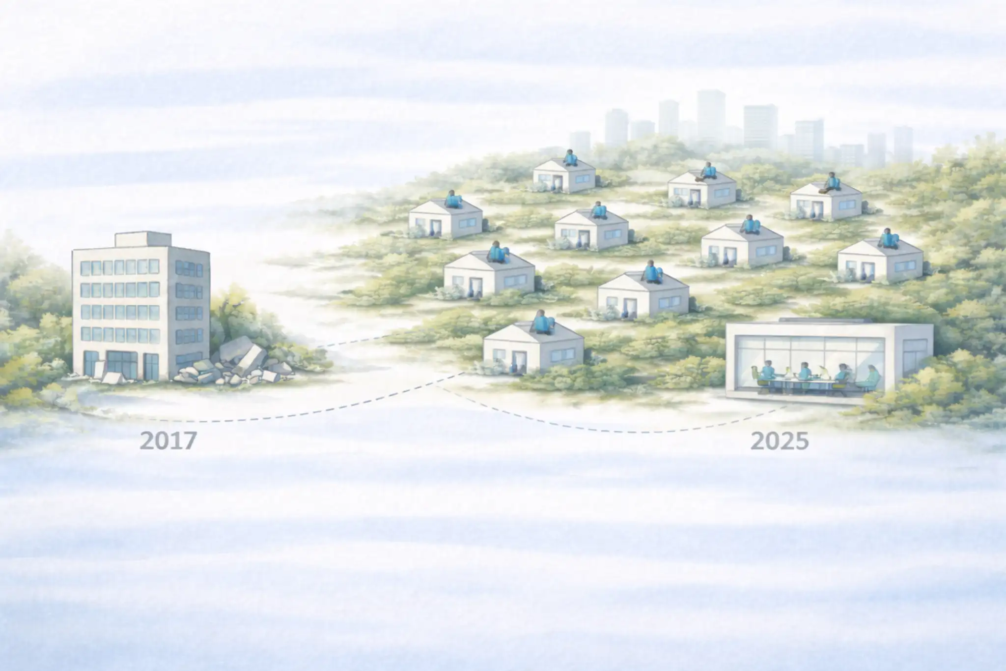 2017-2025 : Comment j'ai reconstruit l'architecture de mon entreprise